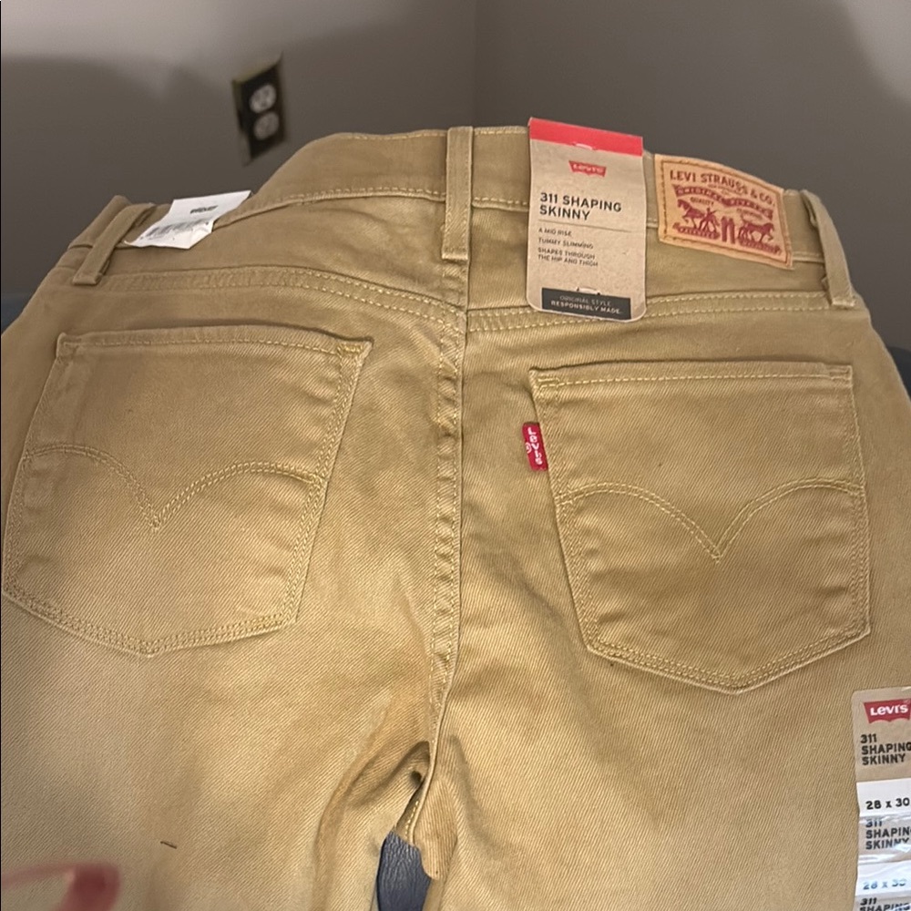 Levi's Tan Skinny Jeans Classic Style